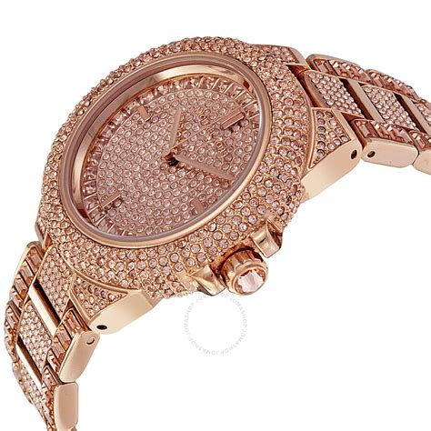 michael kors camille rose gold watch|michael kors camille watch gold.